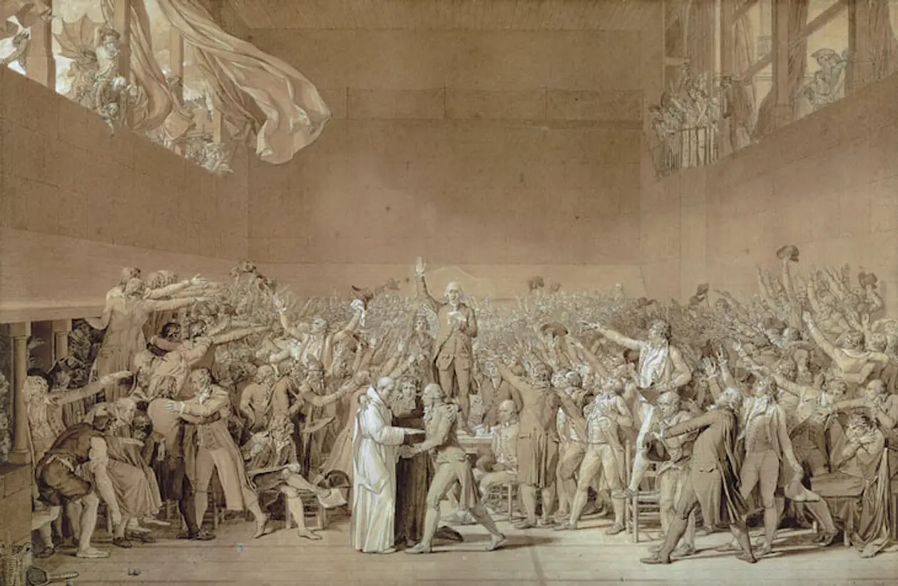 Великая Французская революция началась на (почти) теннисном корте. Там буржуазия бросила вызов королю