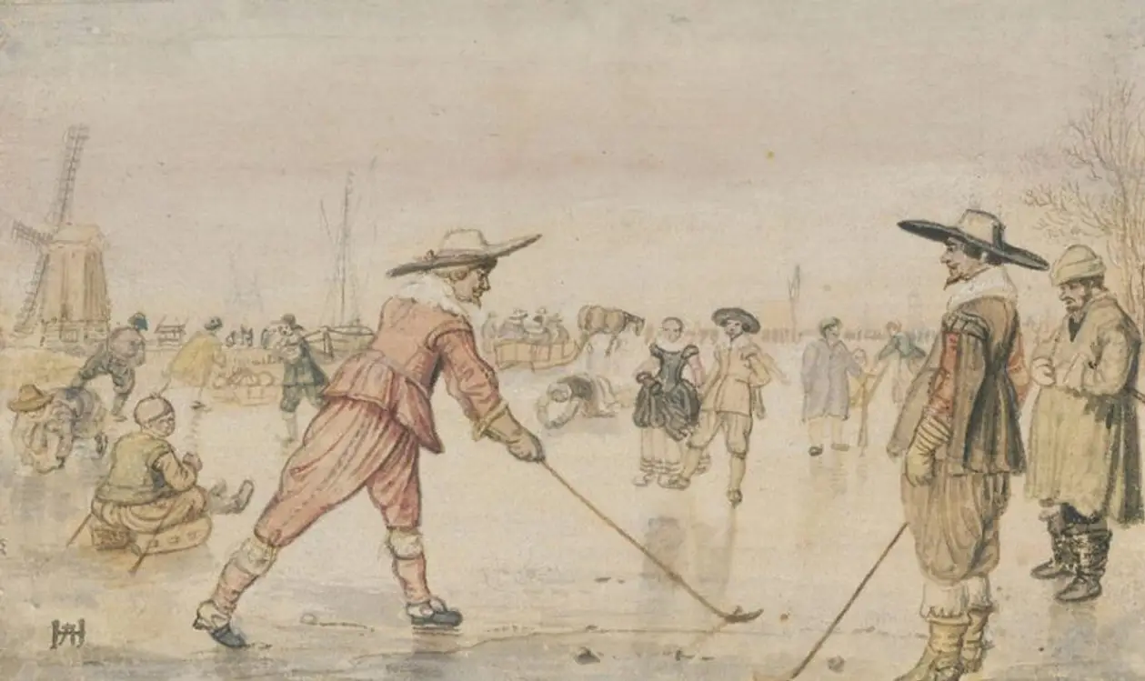 Кажется, что на известной картине XVI века играют в хоккей. Оказывается, это гольф