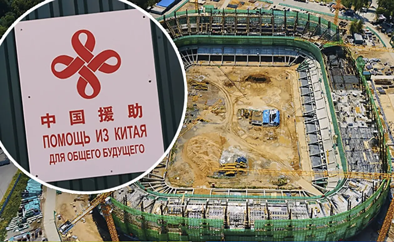 Как выглядит Национальный стадион в Минске, подаренный Китаем, — июльские фото с дрона 