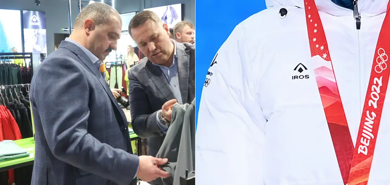 НОК открыл магазин забытому на год бренду – при сыне Лукашенко терся глава одежной фирмы, который носил факел Евроигр и расхваливал речь, что «любимую не отдают»