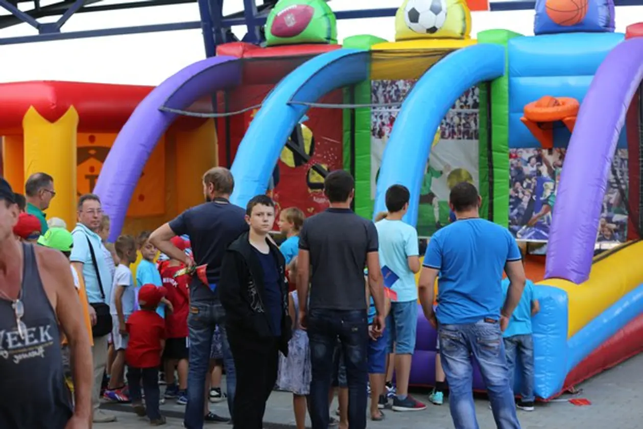 Развлекательная зона на игре «Минск»-«Шахтер»