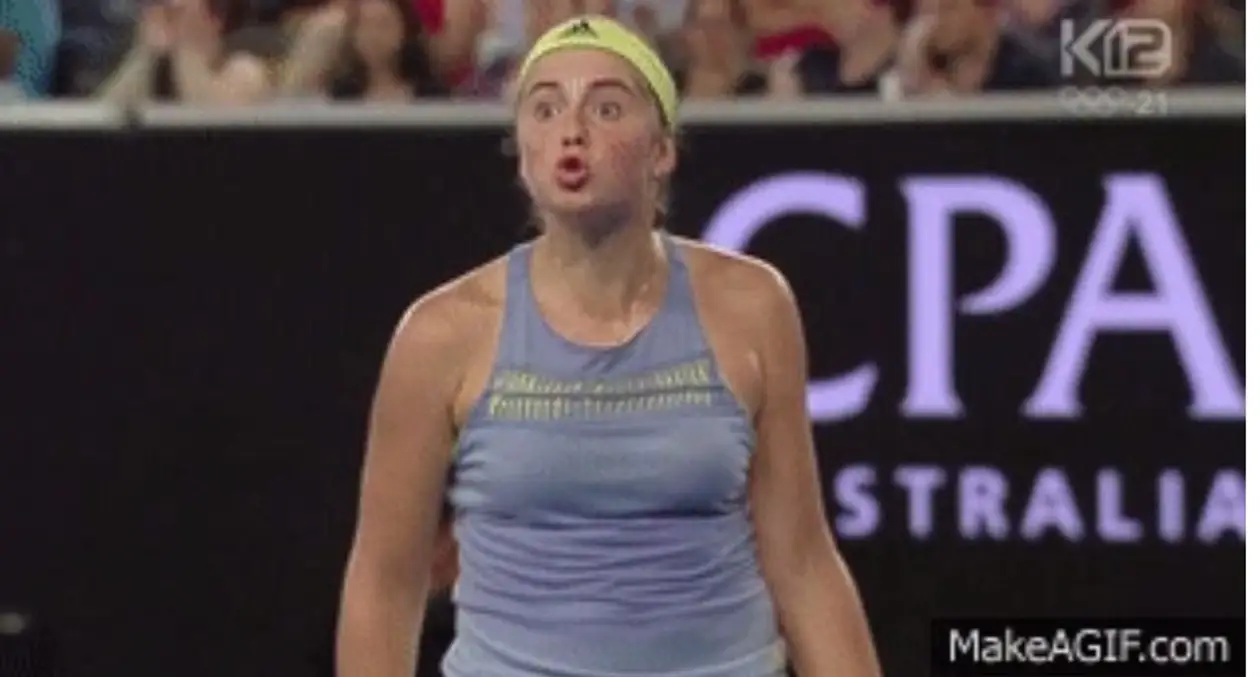 Легкое негодование Остапенко на Australian Open