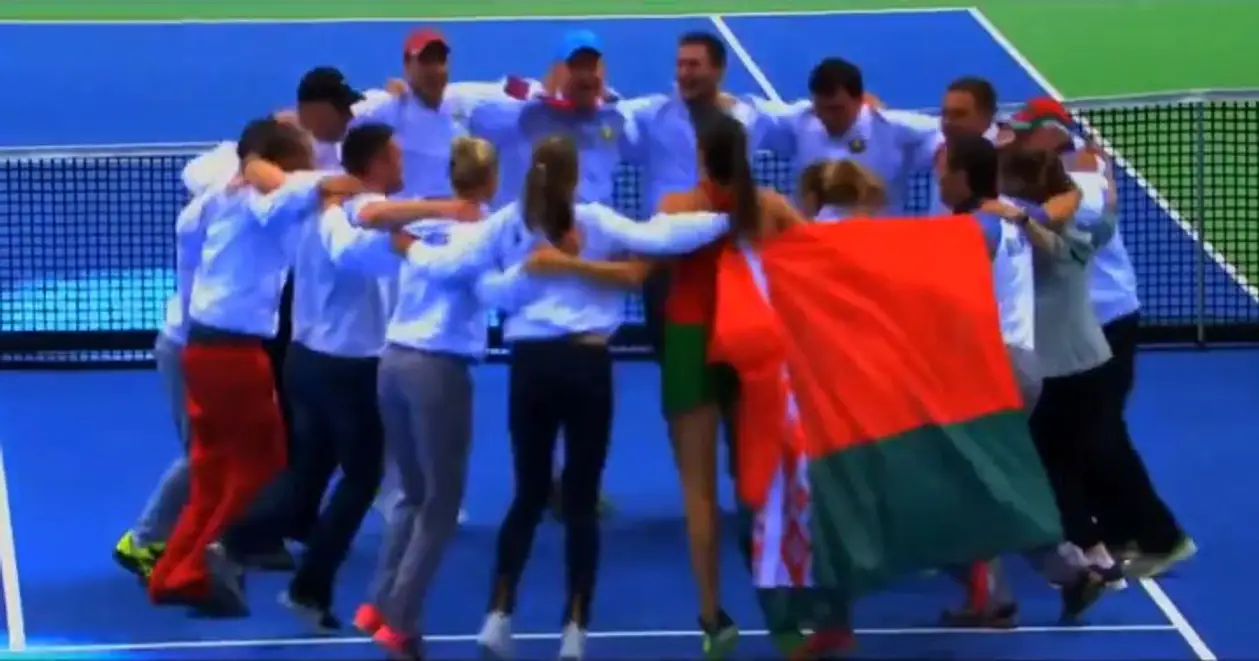 Видео дня. Крутое превью теннисного финала Беларусь - США