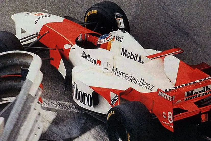 Култхард выиграл подиум Гран-при Монако-96 в шлеме Шумахера. В своем пилот «Макларена» ничего не видел