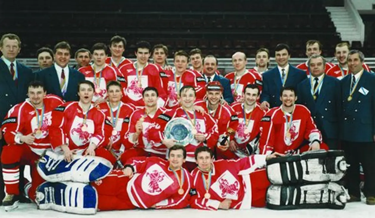 Белорусские хоккеисты в конце 80-ых и начале 90-ых годов