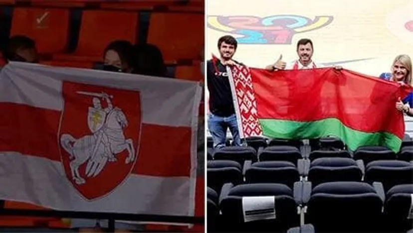 Те, у кого БЧБ-флаг, – беларусы в кавычках, а беларусы без кавычек – это сотрудница федерации и чиновник.  Посольство РБ в Испании мощно выступило после матча Евробаскета