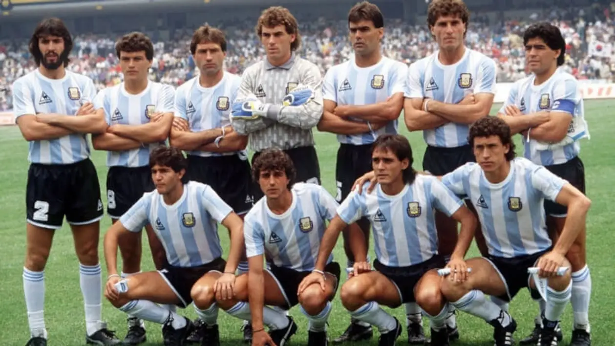 Марадона Аргентина 1986