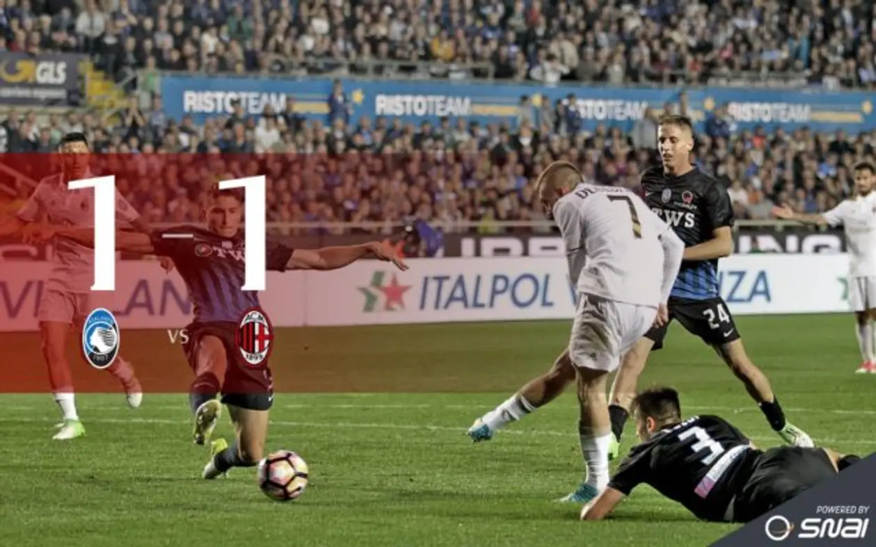 «Аталанта» — «Милан» 1-1 (Серия А, 36 тур)