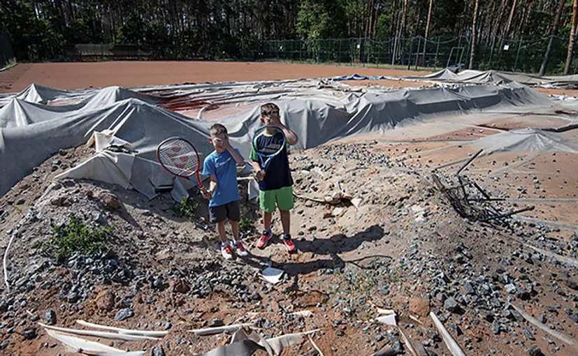 Россия «обезвредила» в Украине бассейны, спортзалы и стадионы – вот как это выглядит. Беларуска всё видела своими глазами