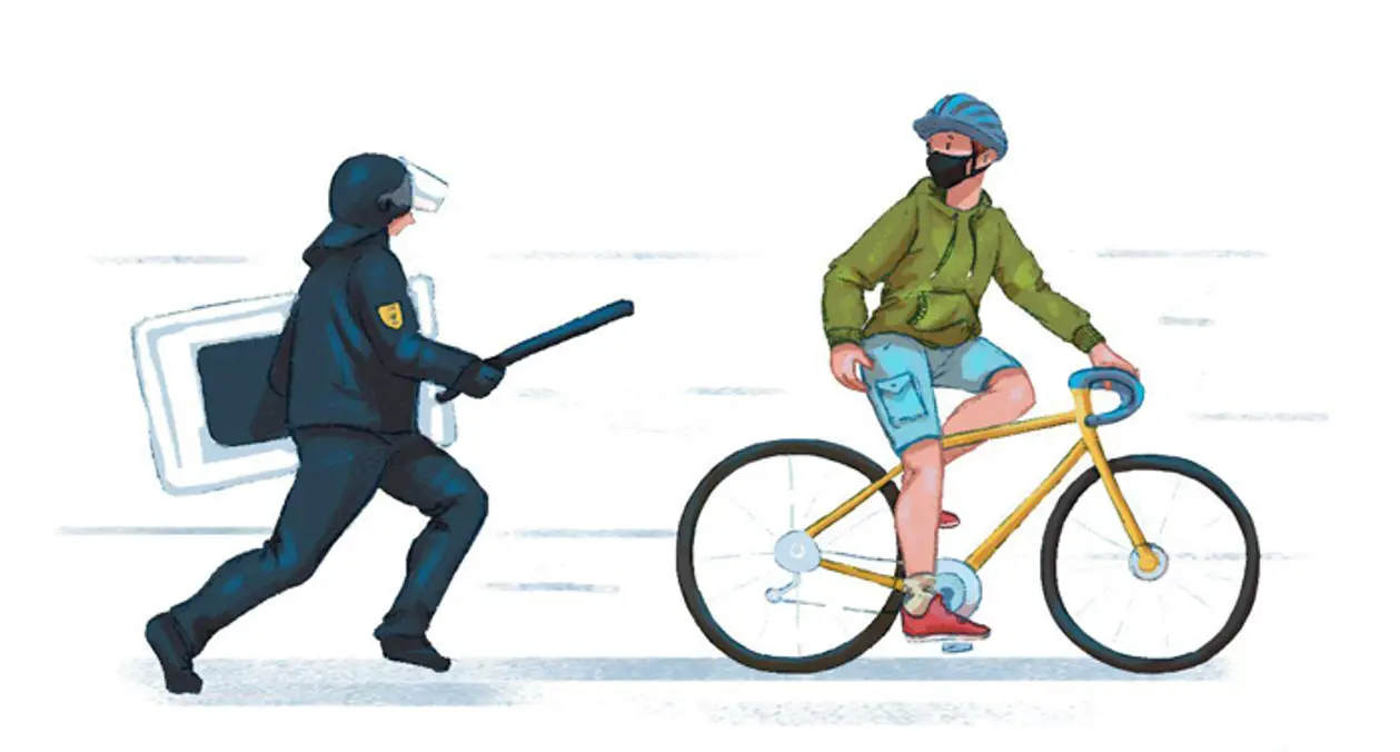 В Минске произошли задержания участников велопробега солидарности