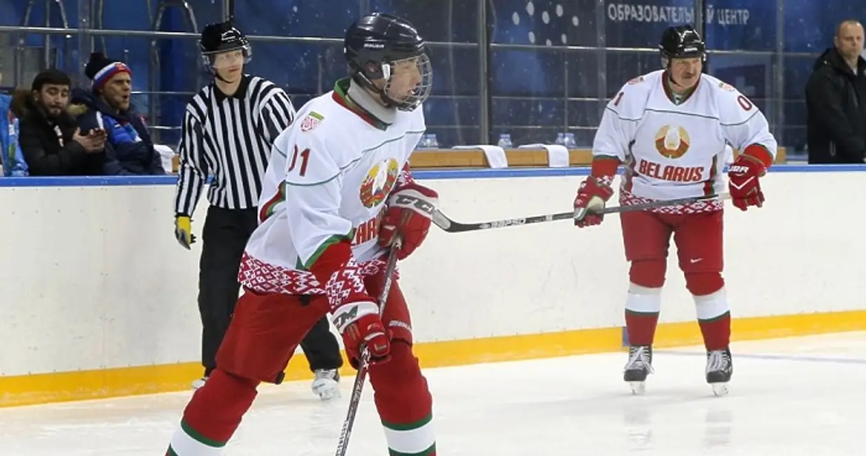 «У нас играл лучший хоккеист, Коля». Лукашенко – о 16:1 в Сочи и травмах лица