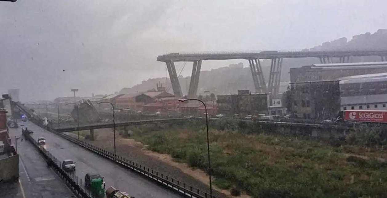 Кришито ехал по тому самому мосту в Генуе за 10 минут до обрушения