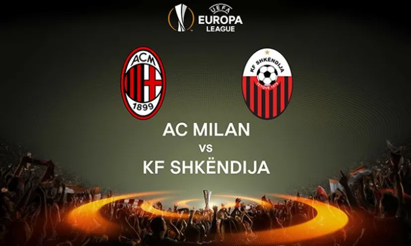 «Милан» сразится со «Шкендией» в Лиге Европы