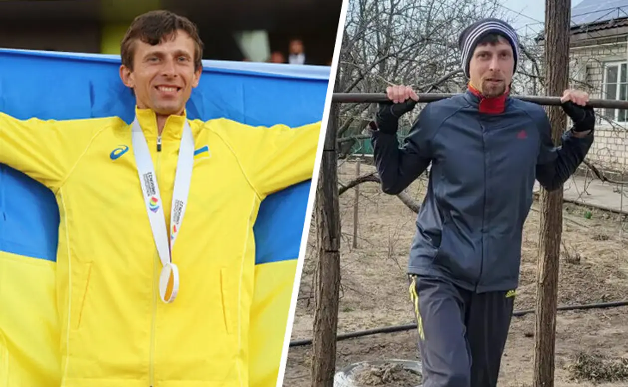 Украинского легкоатлета на пути к медали ЧМ не остановила даже война. Он тренировался в деревне подручными средствами с диким желанием побеждать