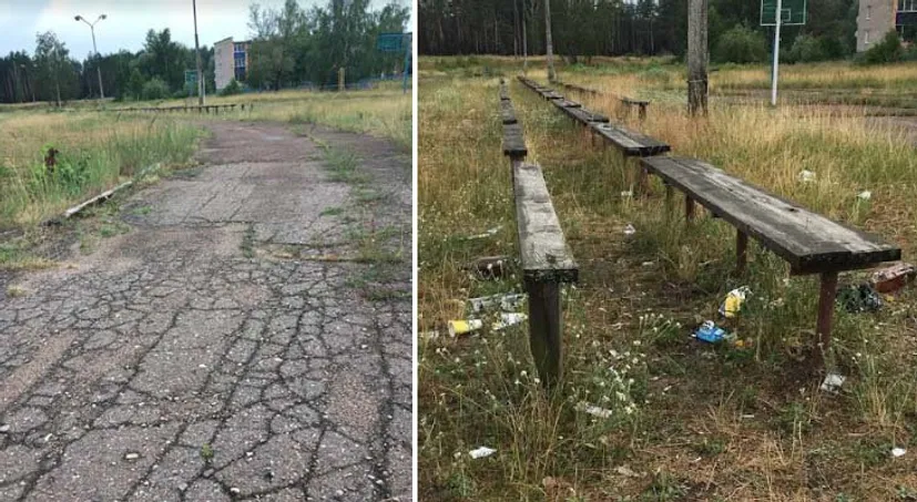 Гнилые лавочки и мусор. Как выглядят народные спортивные площадки в регионах Беларуси