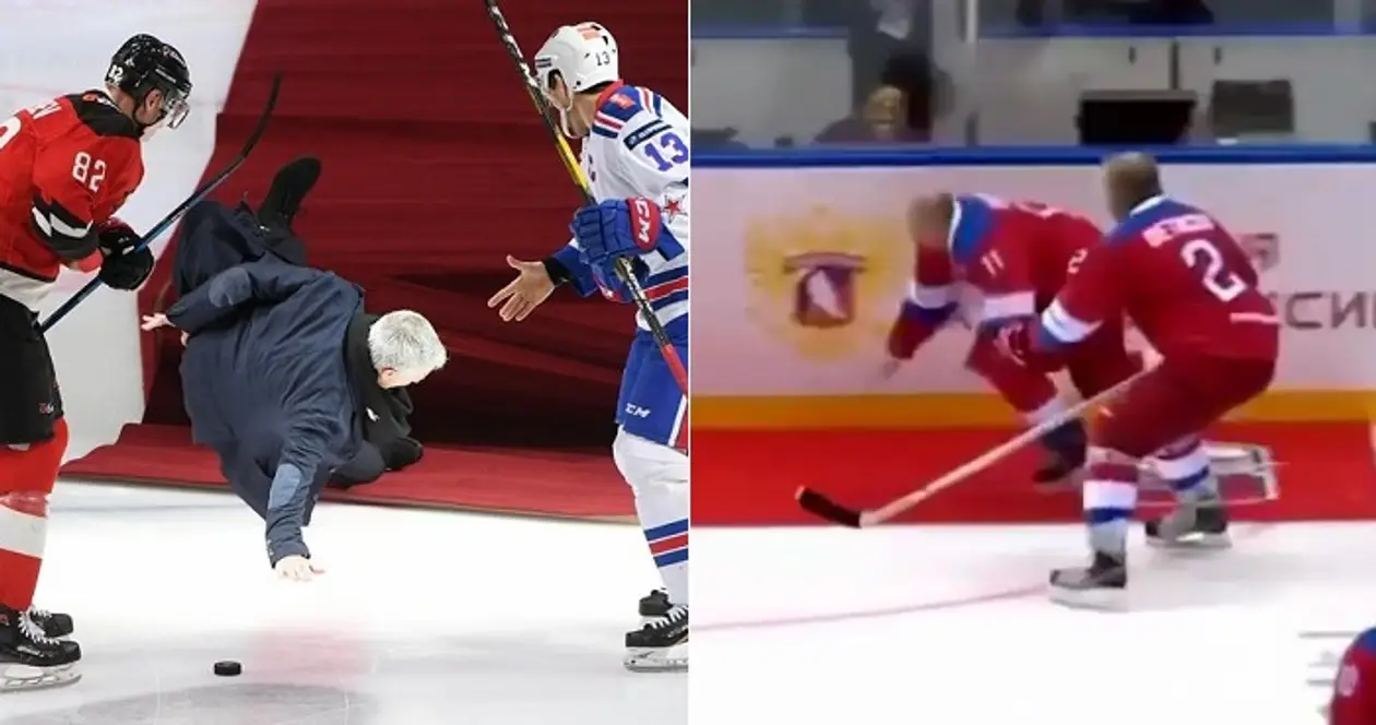 Самое опасное в хоккее России – ковер. Два великих падения за год