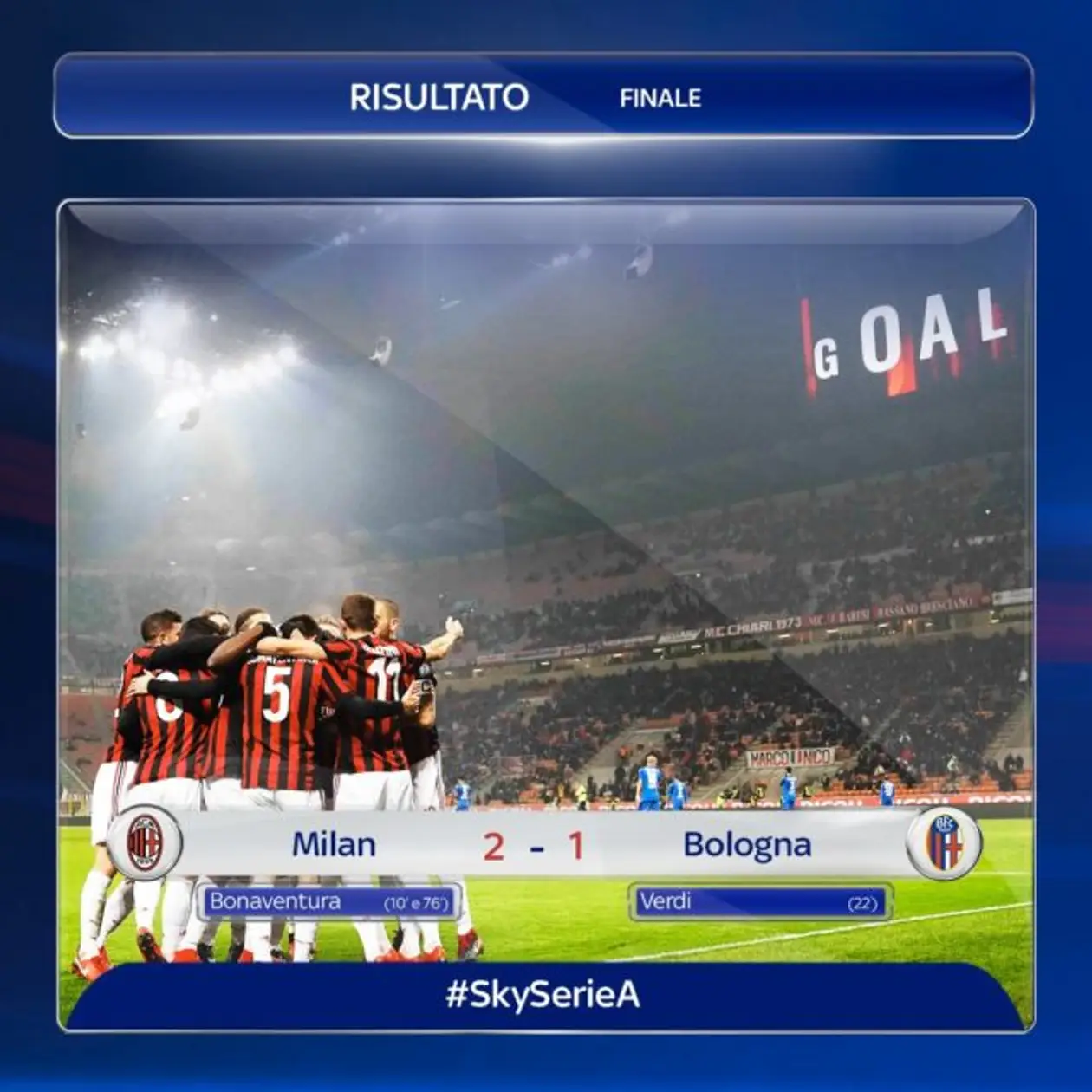 «Милан» — «Болонья» 2-1 (Серия А, 16 тур)