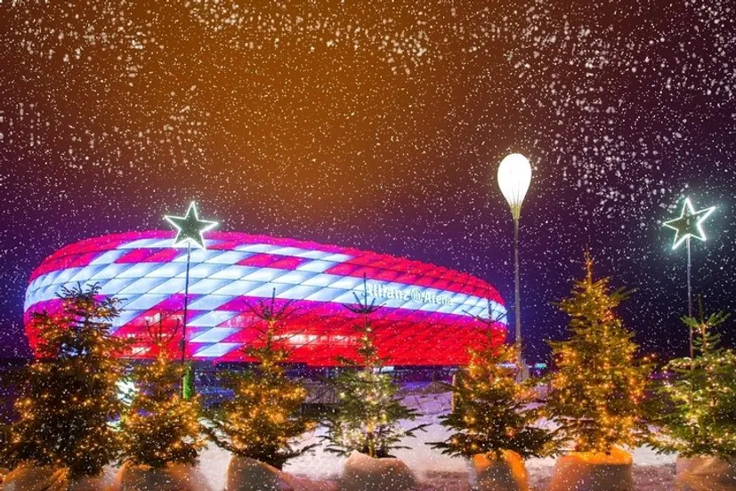 Красивейшая традиция «Баварии» – световые шоу на Рождество
