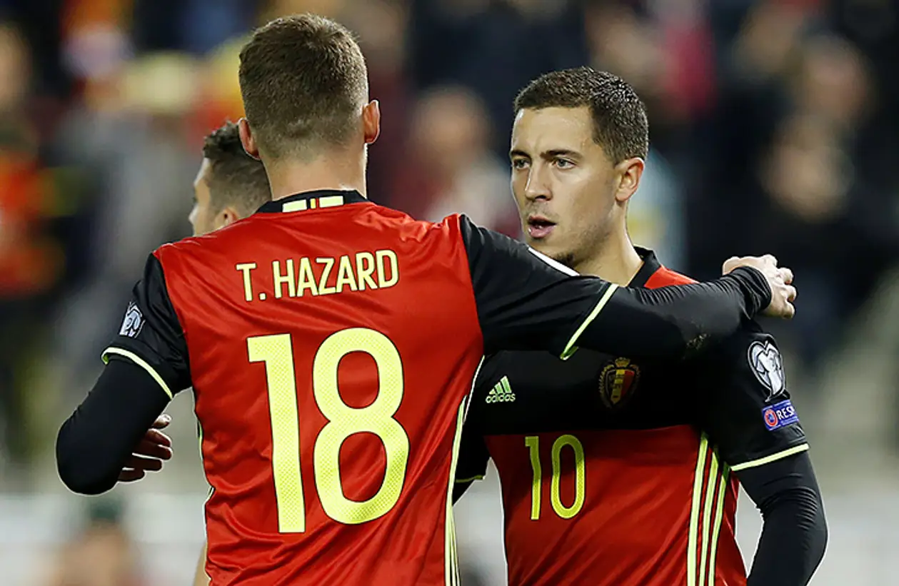В основе сборной Бельгии впервые сыграли два Азара. И оба забили