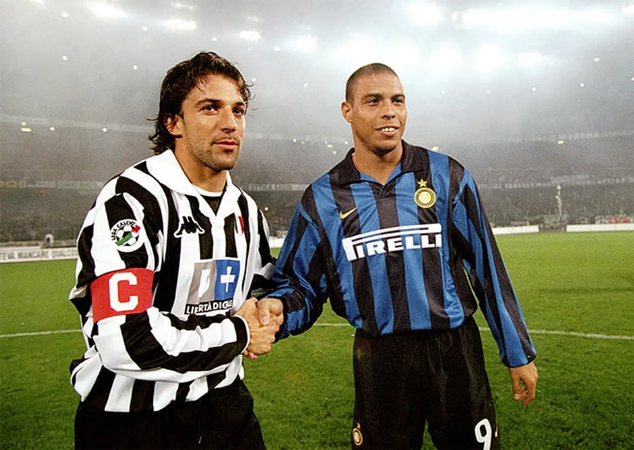 В конце 90-х Дель Пьеро и Роналдо были как Месси и Криш. Они конкурировали в клубах-врагах и улучшали друг друга