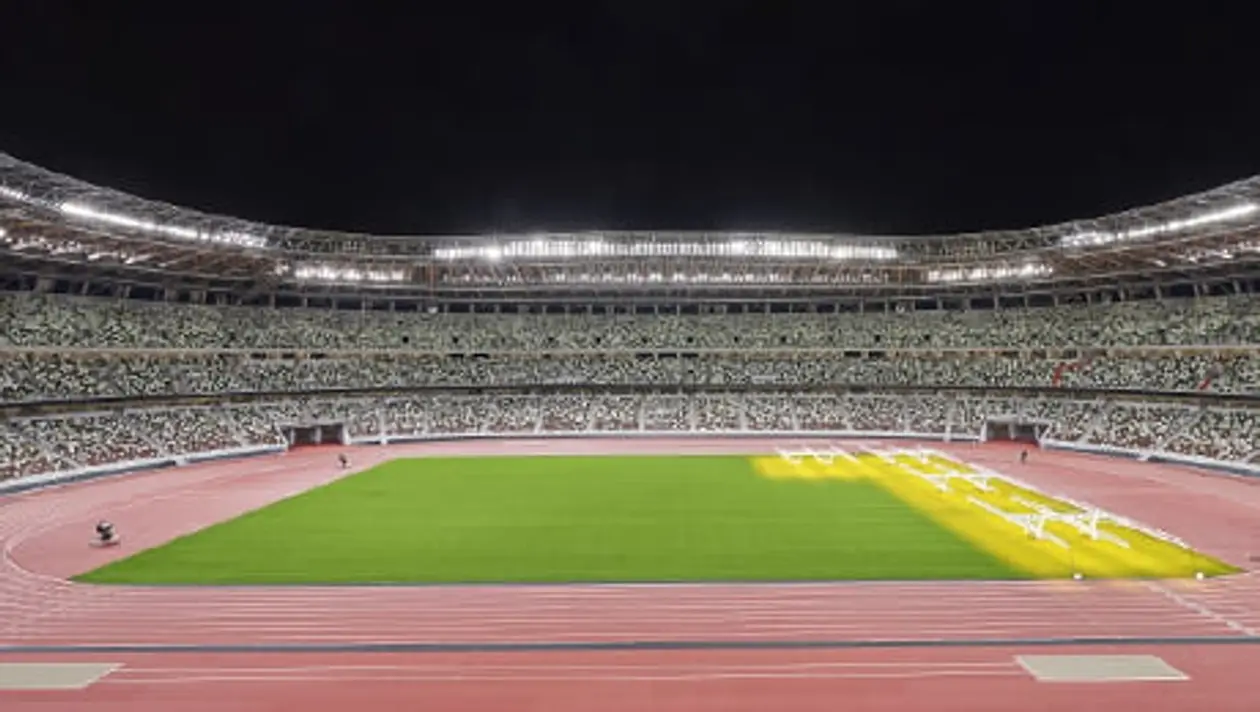 В Токио построили стадион к ОИ-2020. Внутри он напоминает минское «Динамо», но намного круче