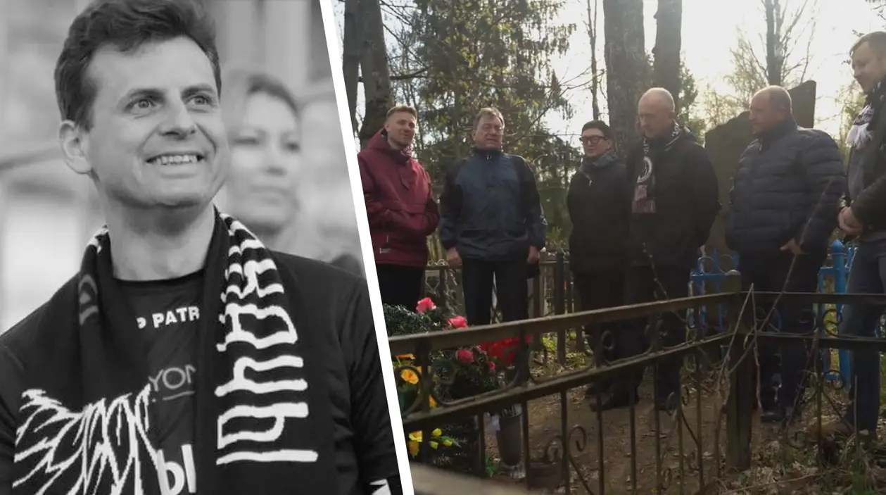 ﻿Ивулин вместе с болельщиками «Крумкачоў» съездил на могилу Юрия Блинова. Пианист спас команду, но не уберег себя на полумарафоне
