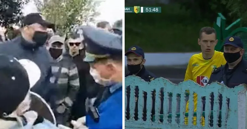 Стычки Гродно-Гомель в футболе и на площади – обоих героев окружила милиция, Тихановского увезли