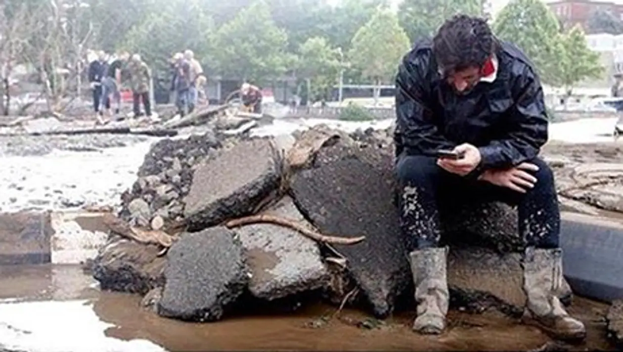 Как Каха Каладзе борется с наводнением в Тбилиси