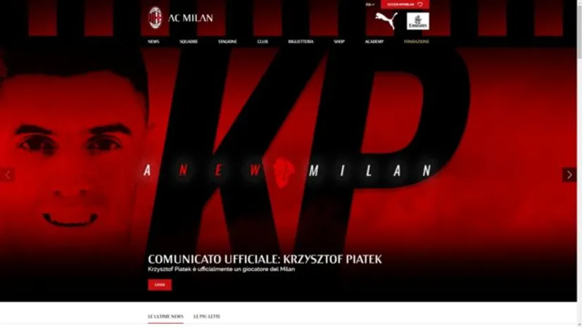 Официально: Пёнтек — игрок «Милана»