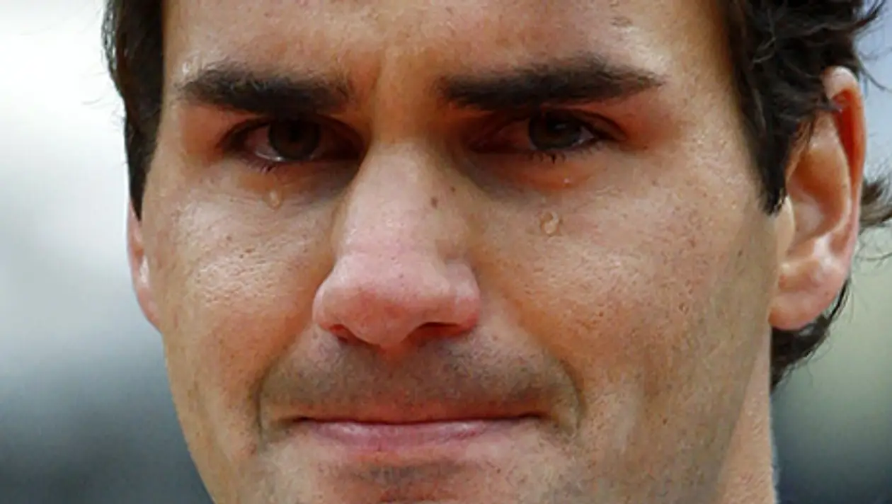 Когда плачет Роджер Федерер