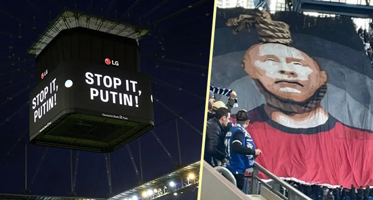 Путину жестко достается от ультрас и болельщиков на аренах Европы: перечеркивают, зовут х###ом, предлагают веревку и пистолет