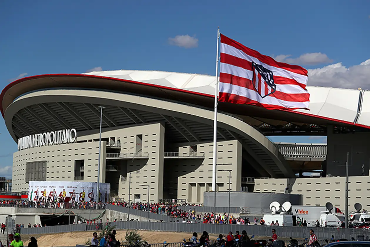 «Атлетико» провел первый матч на новом стадионе