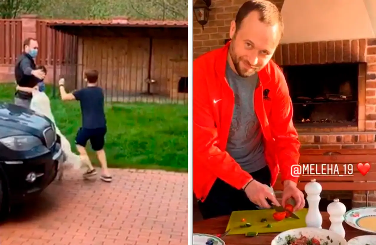 Игрок команды Лукашенко поборол коронавирус и вернулся к семье – и сразу принялся за готовку