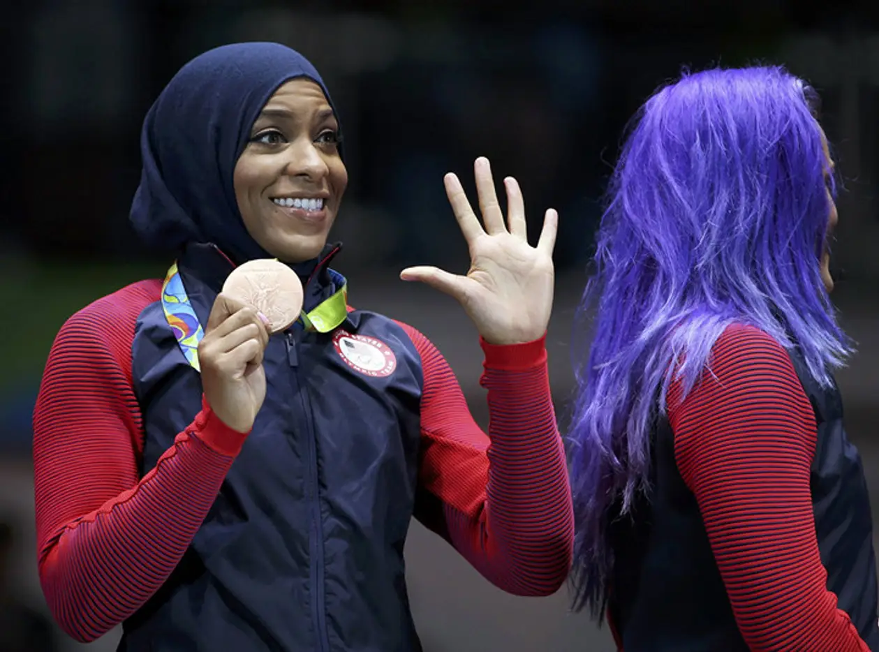 Первая американка в хиджабе на Олимпиаде