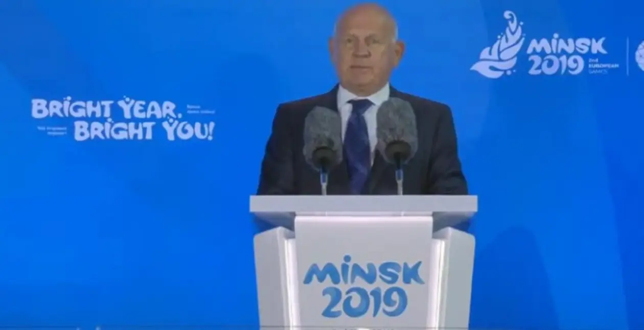 Глава ЕОК выступил на Европейских играх по-белорусски: не без ошибок, но очень достойно