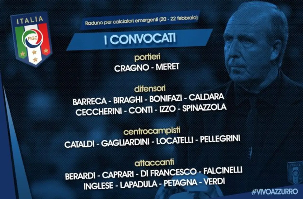 Локателли и Лападулла вызваны в сборную Италии