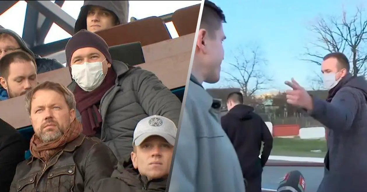 Андрей Капский защитился от коронавируса – и отшил журналиста без маски