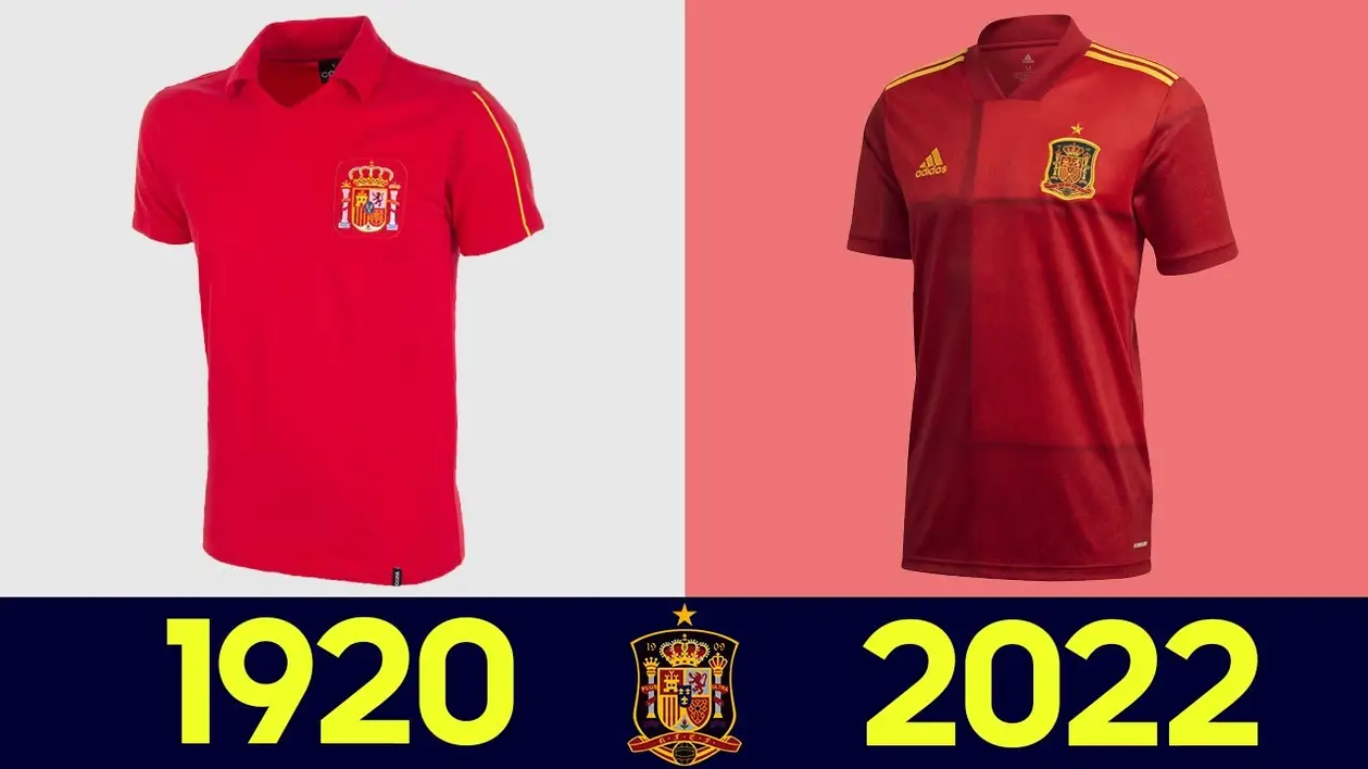 История футболки сборной Испании