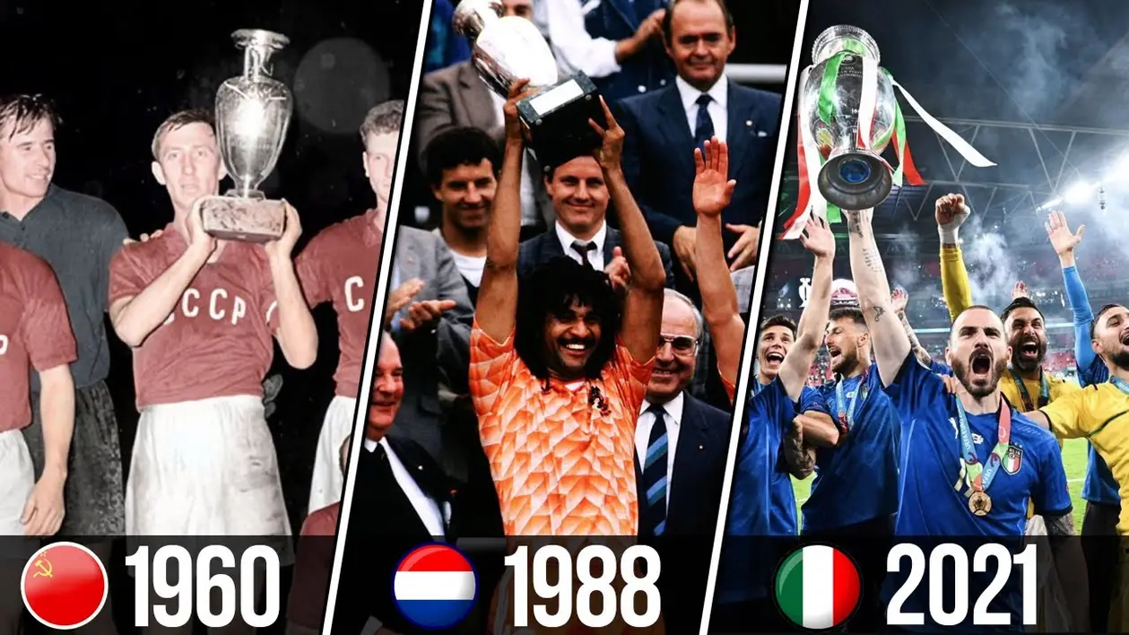 Все Победители Чемпионата Европы по Футболу 1960 - 2022