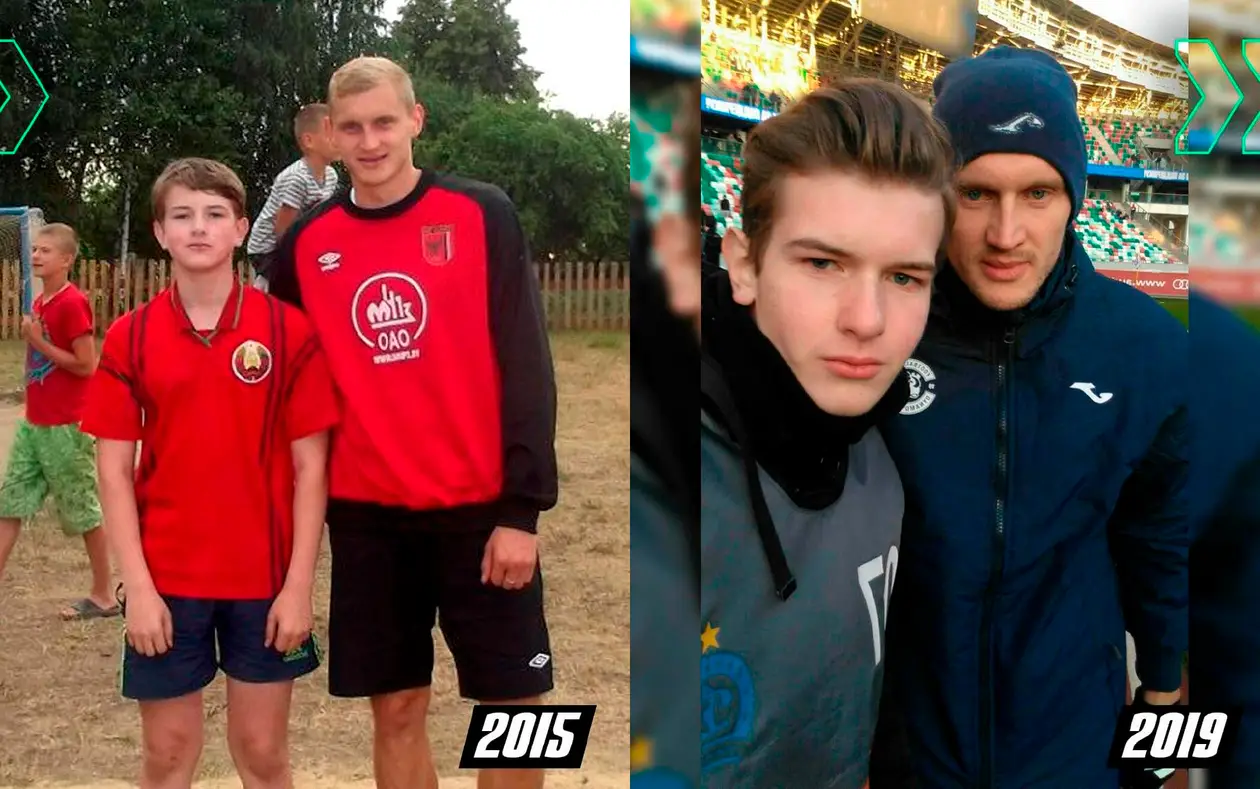 В 2015 блогер «Трибуны» сыграл с Лаптевым в деревне – теперь они встретились на дерби «Динамо»