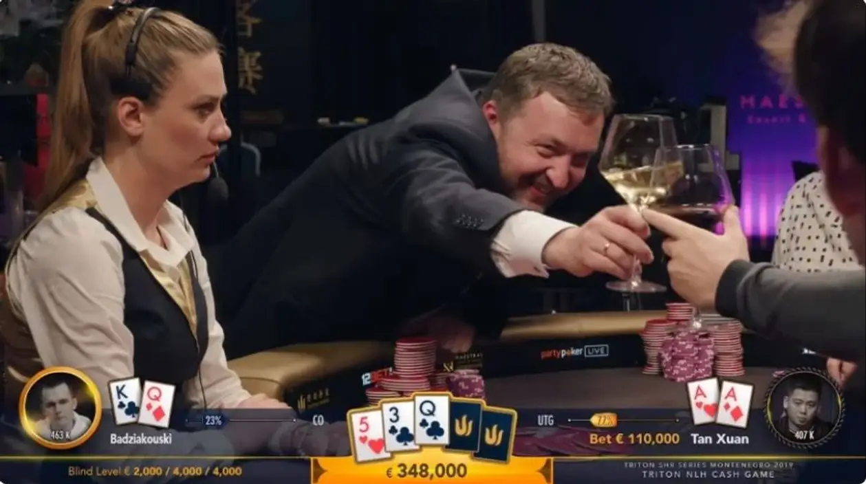 Белорусский покерист исполнил невероятный двойной переезд в раздаче на €1 млн