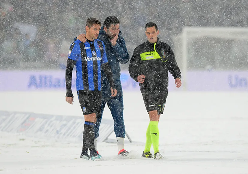 Снежный апокалипсис в европейском футболе