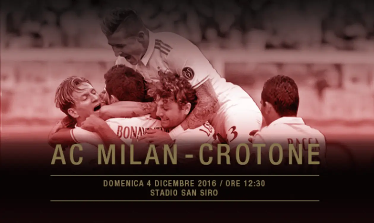 Заявка «Милана» на матч с «Кротоне»