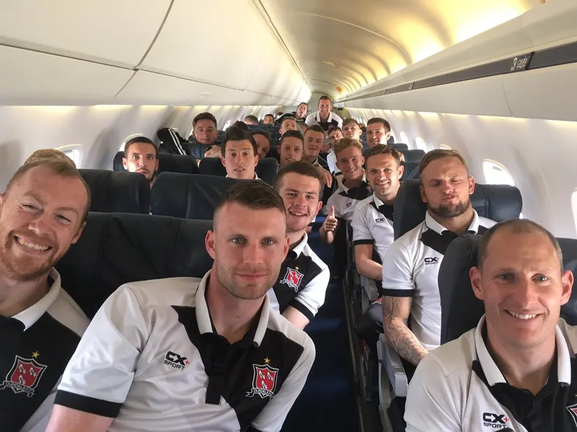 Футболисты «Дандолка» вылетели в Беларусь на матч с БАТЭ