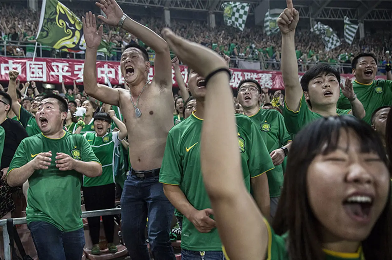 Сколько людей ходит на футбол в Китае