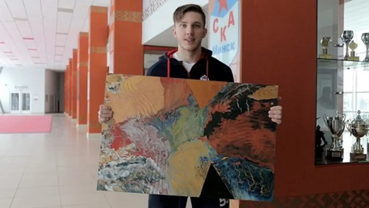 Самый неожиданный конкурс в истории «Трибуны»: гандболист-художник из СКА Никита Вайлупов готов отдать вам свою картину