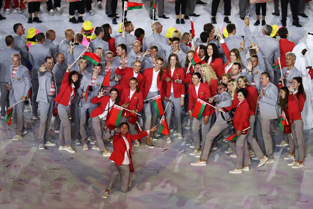 Как белорусы открывали Олимпиаду