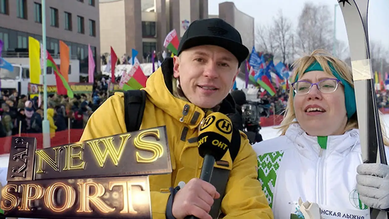Ведущий ОНТ записал рэп про «Минскую лыжню». Лукашенко тоже зачитал пару реплик