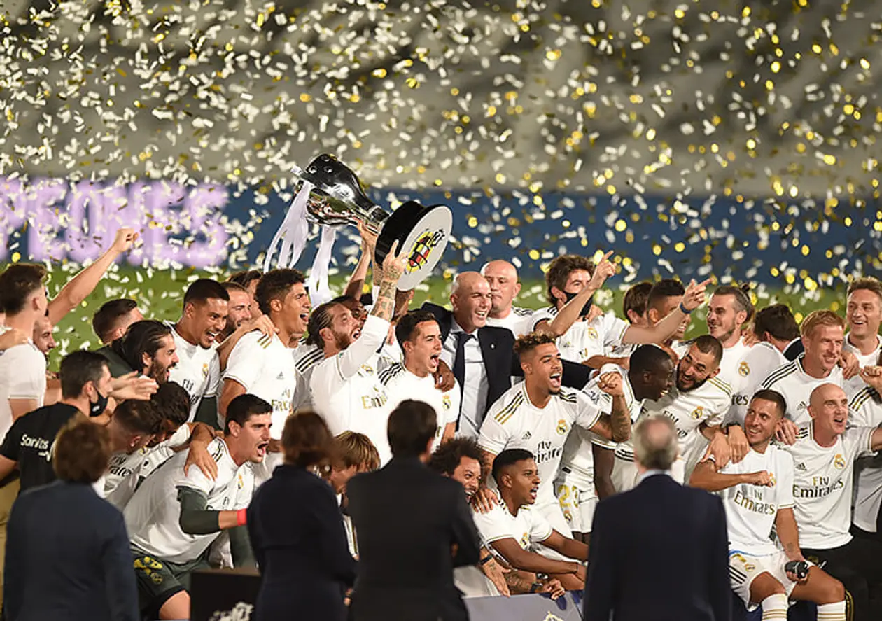 «Реал» стал чемпионом впервые за три года 👏👏👏 Зидан просто волшебник – это его 11-й трофей с клубом