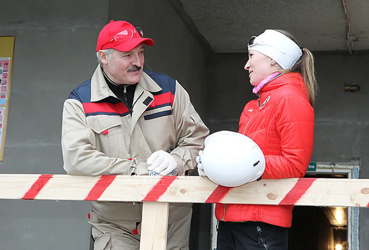 Домрачева и Лукашенко: история дружбы